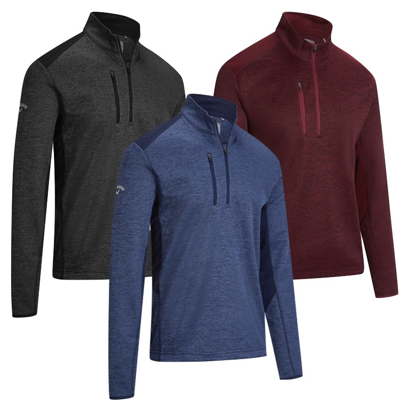Callaway Mens Dual Action Heathered Golf Fleece SALE